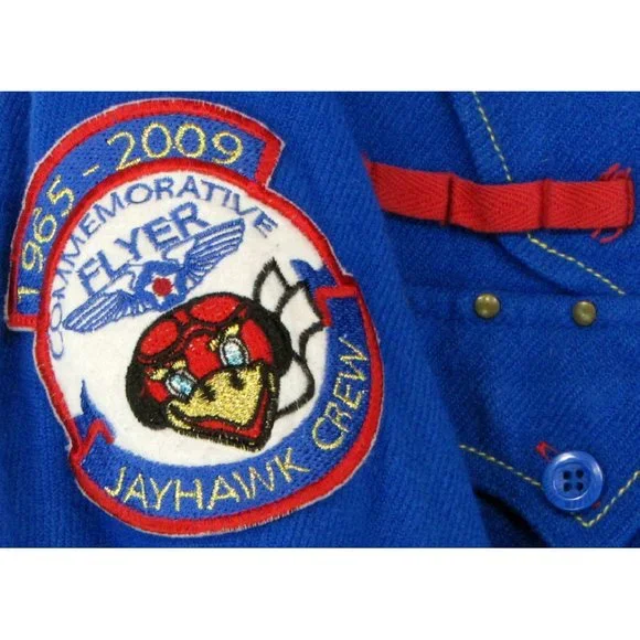 Acrylic Aviation Pilot Flyboy Blue Shirt - Picture 6 of 7